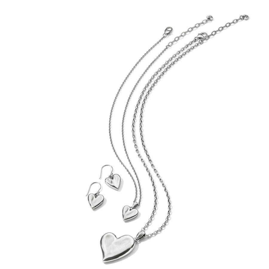 Cascade Heart Reversible French Wire Earrings - Image 3