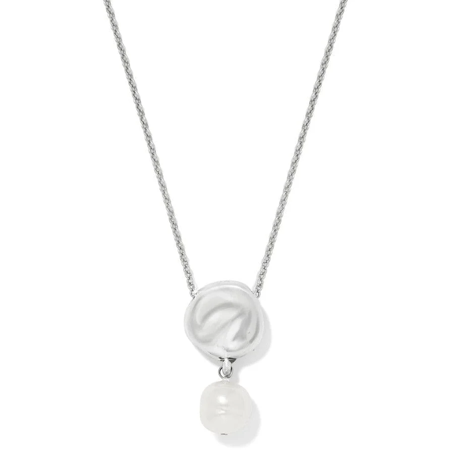 Cascade Round Pearl Necklace - Image 2