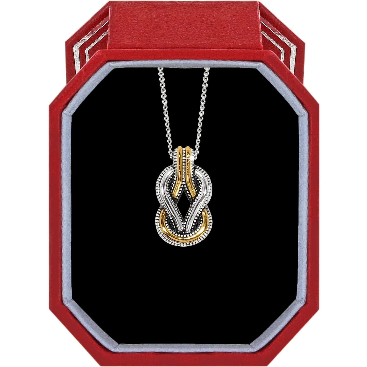 Interlok Harmony Two Tone Petite Necklace Gift Box