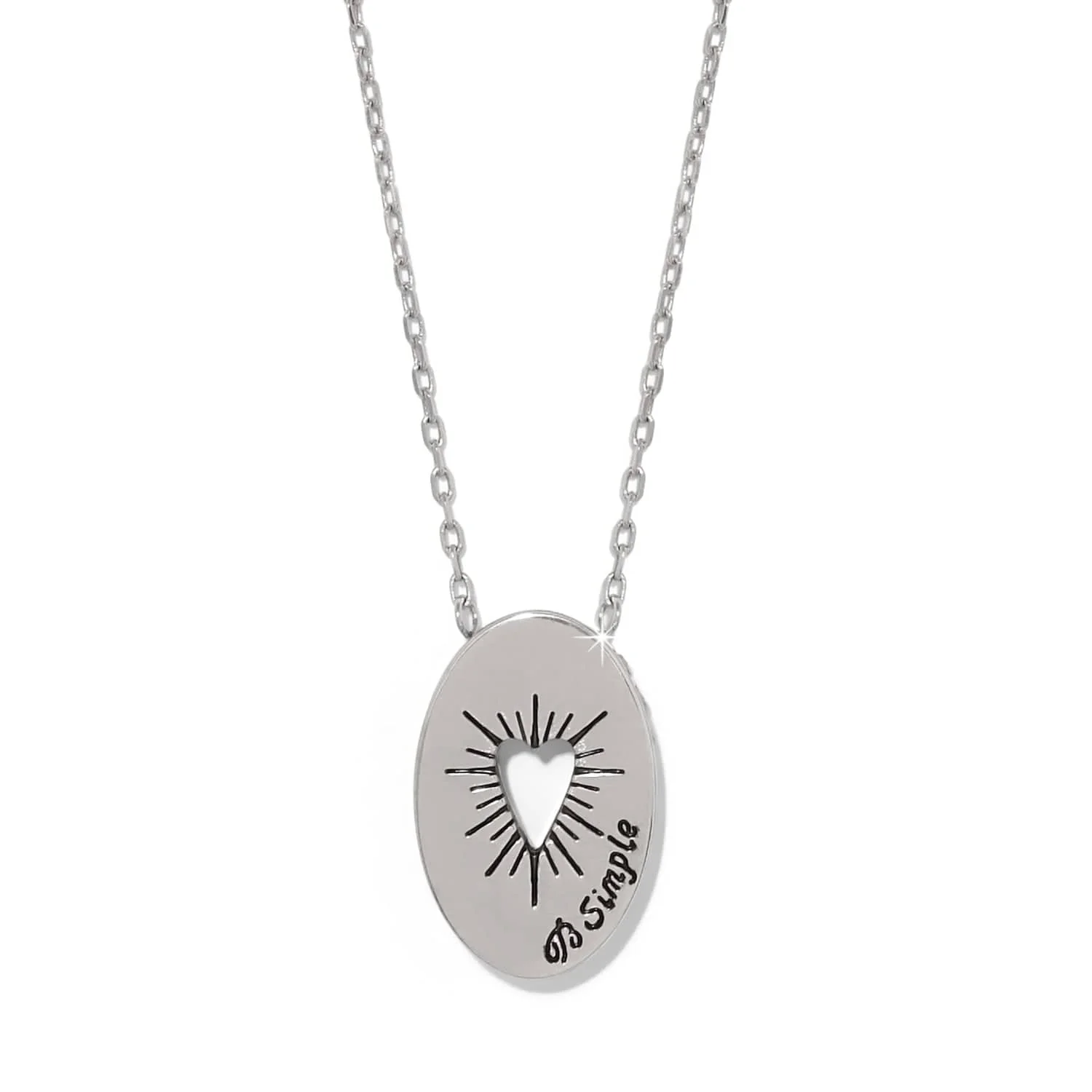 Love Message B Simple Necklace - Image 2