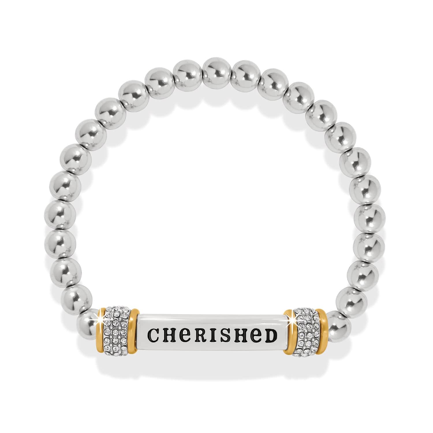 Meridian Cherished Two Tone Stretch Bracelet - Image 2