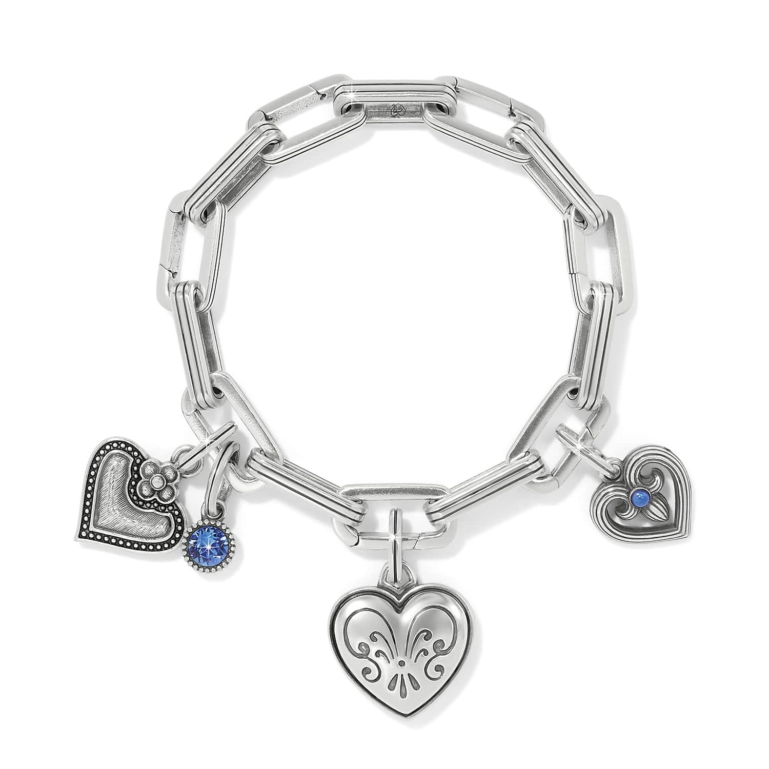 One Heart Etched Love Charm - Image 4