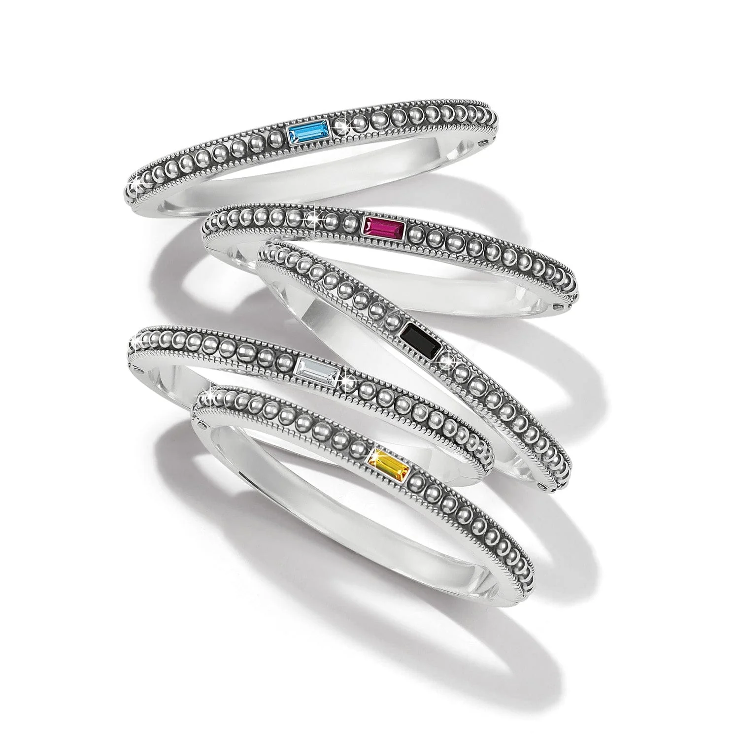 Pretty Tough Gem Hinged Bangle - Image 12