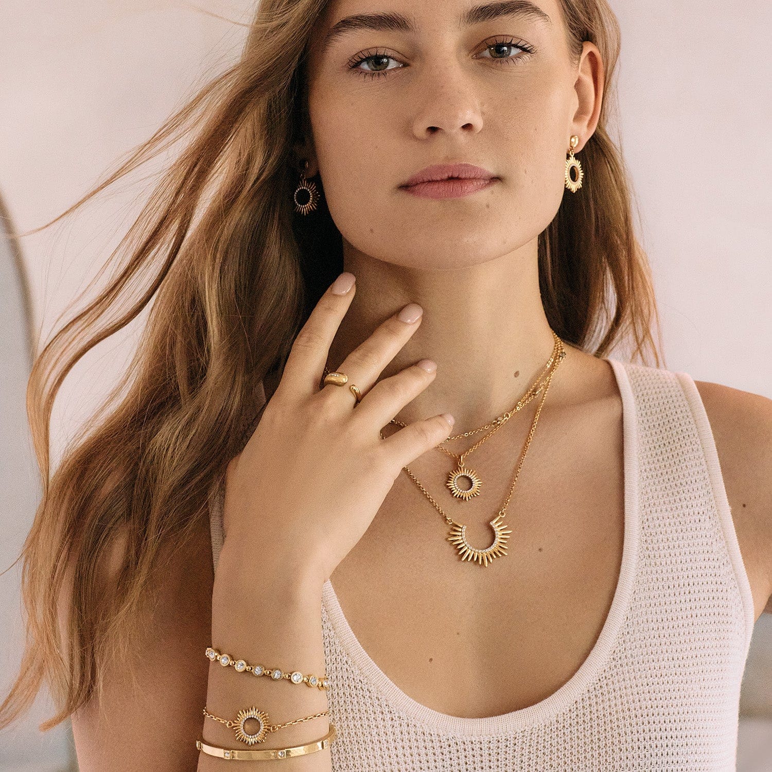 Solara Post Drop Earrings - Image 4