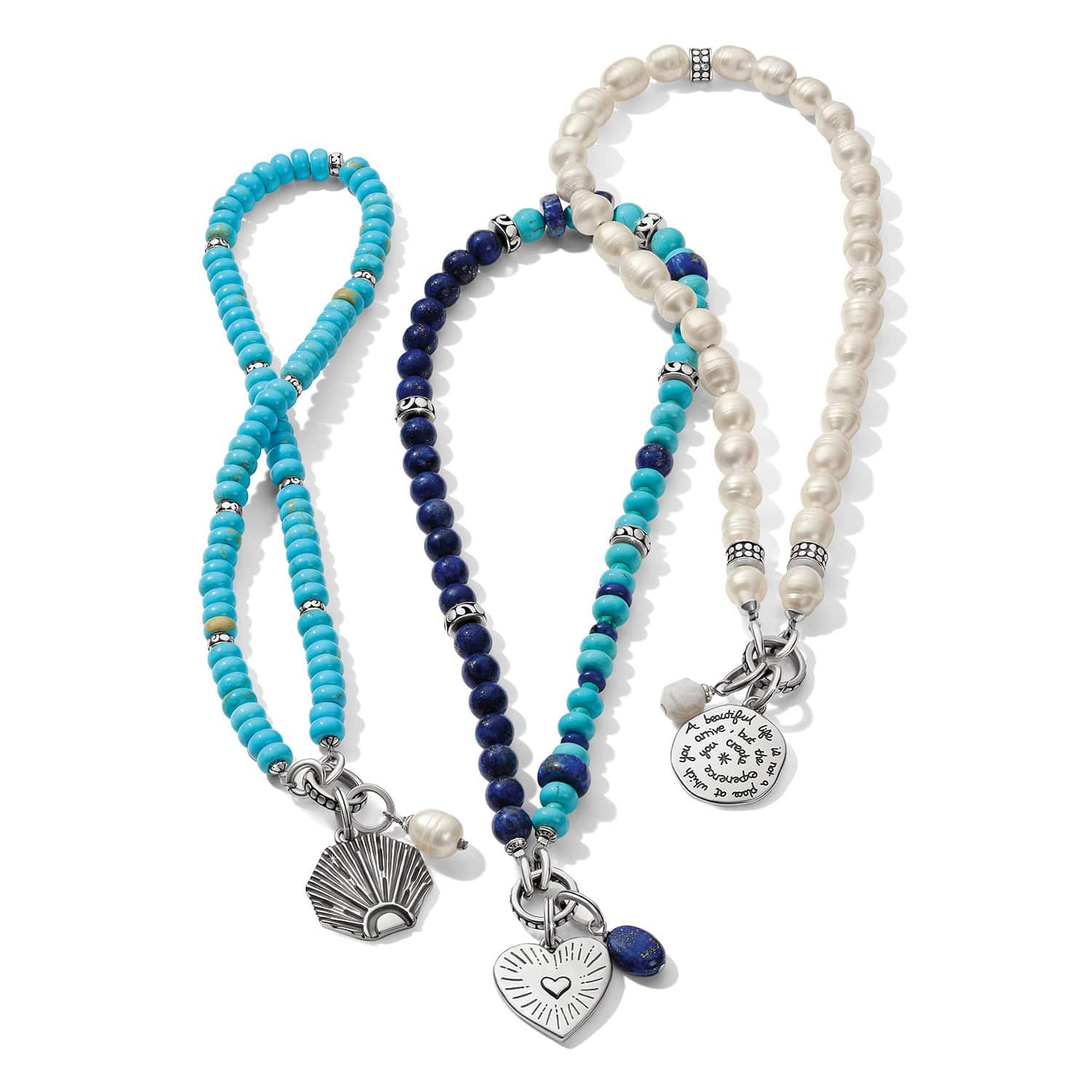 Token Charm Pearl Necklace - Image 5